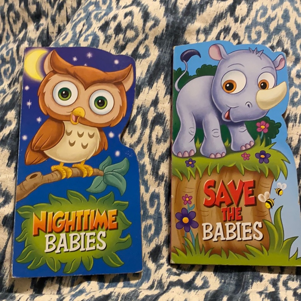 Save the babies book and nighttime babies book